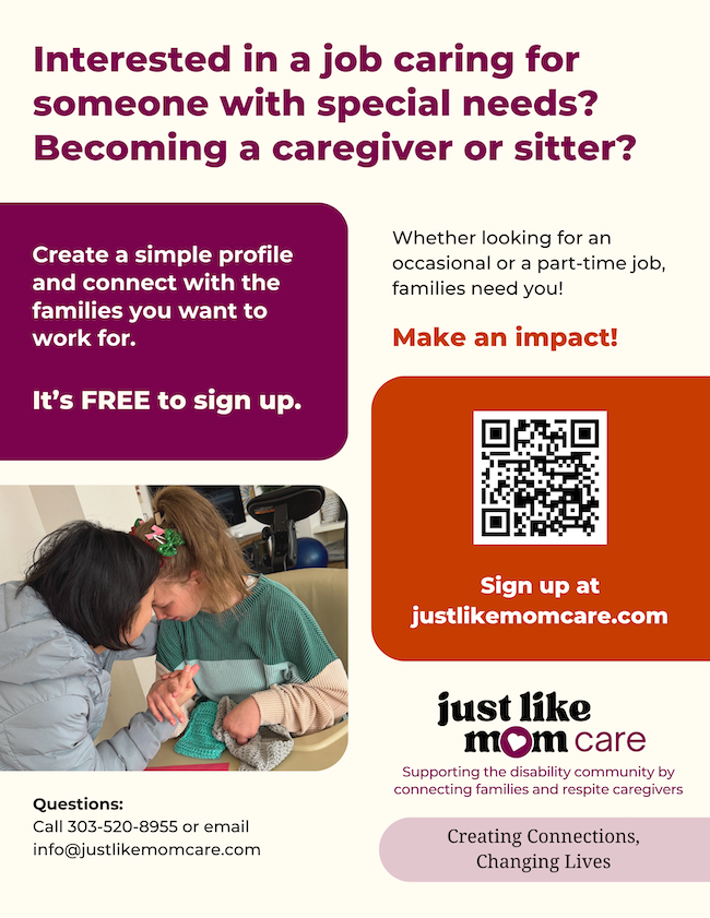 Image of a flyer for potential respite caregivers